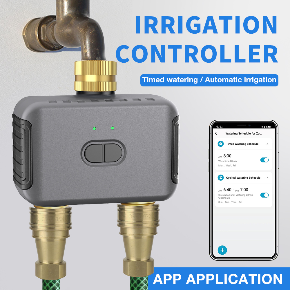 Smart Garden Nursery - Tuya 2 Zone Watering Timer Garden