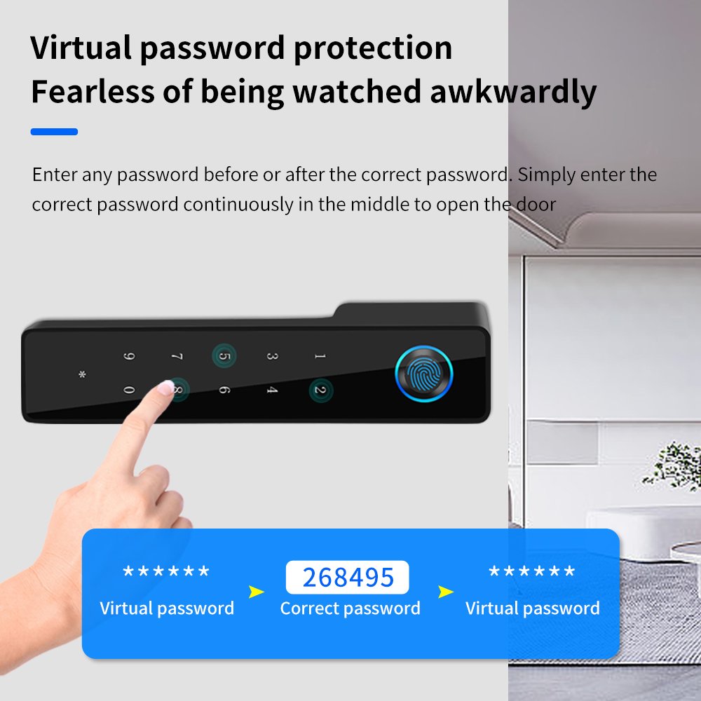 Minimalist Electronic Fingerpr - đánh giá và giá Smart Garden Door Lock