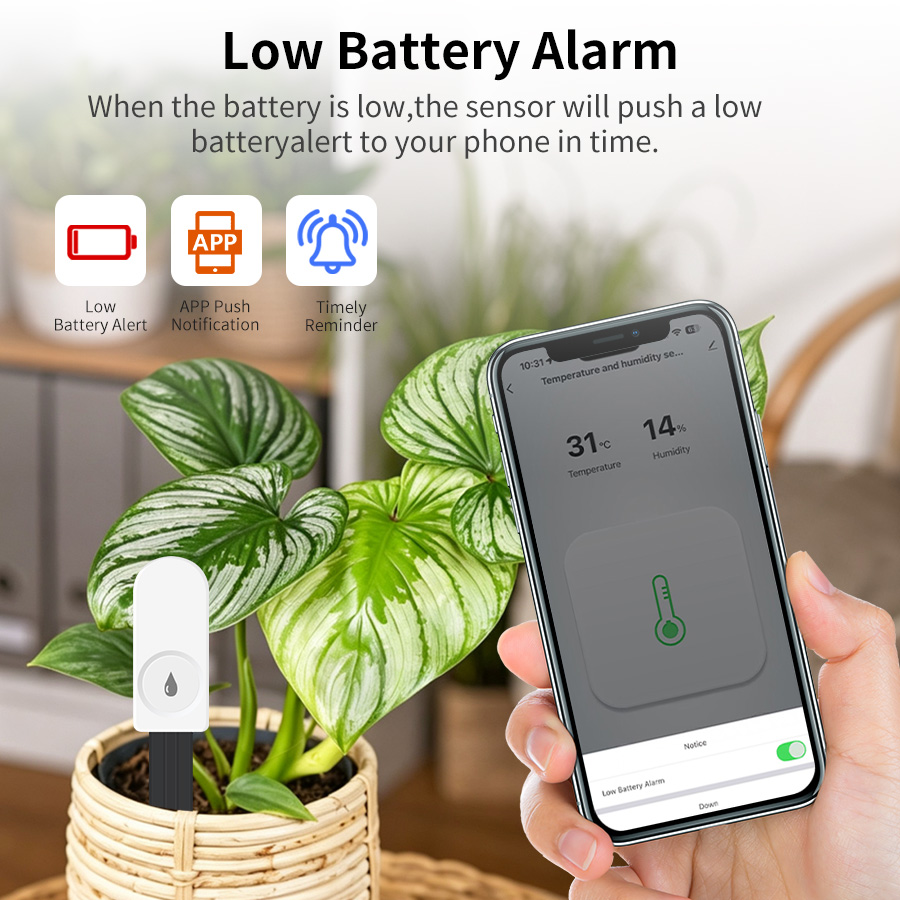 Smart ZigBee Soil Moisture Sen - đánh giá và giá Smart Garden Products