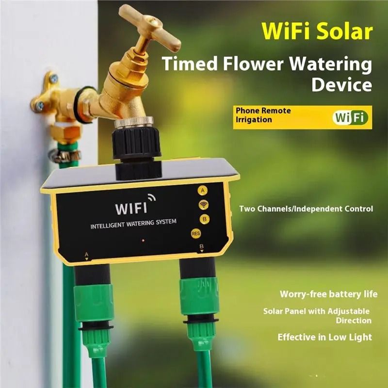 1/2 Outlets WIFI Solar Irrigat - đánh giá và giá Smart Garden Nursery