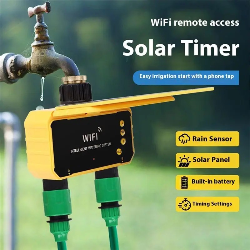1/2 Outlets WIFI Solar Irrigat - đánh giá và giá Smart Garden Nursery