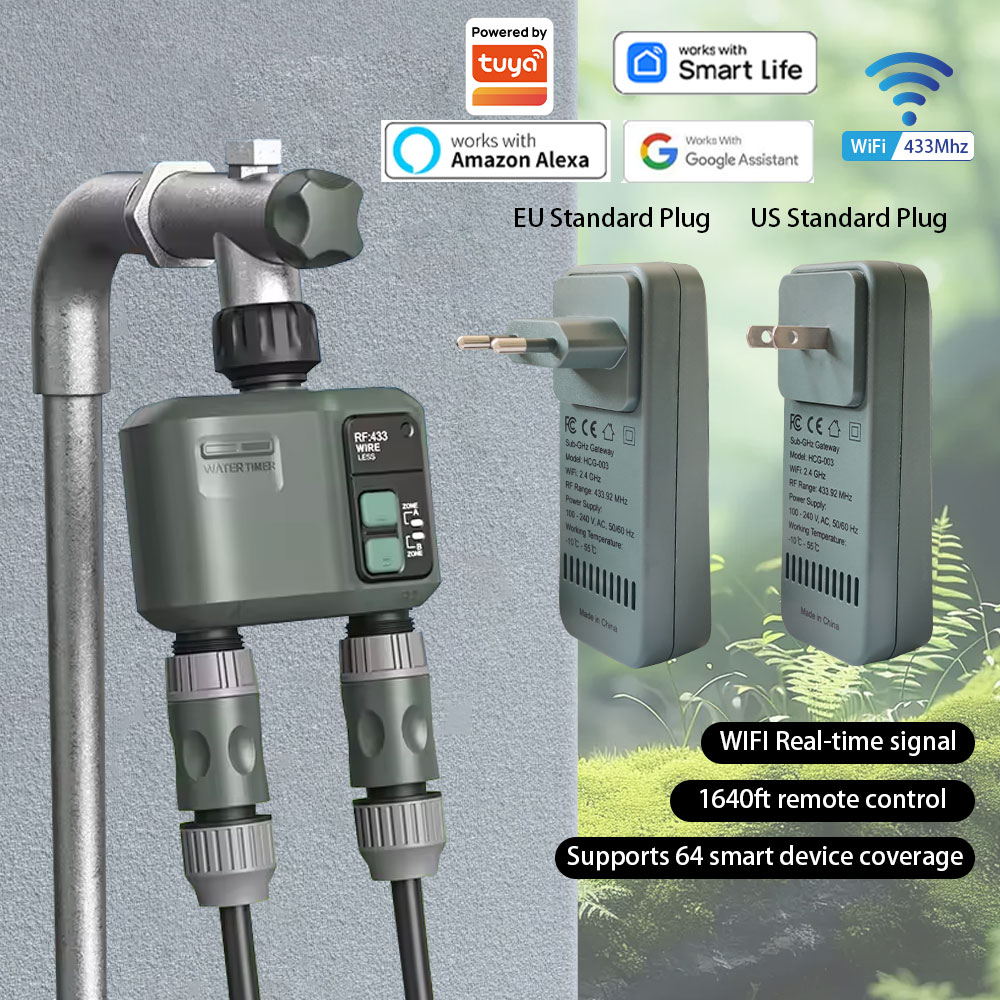 Tuya Wifi+RF433  2 Outlet Smar - đánh giá và giá Smart Garden Nursery