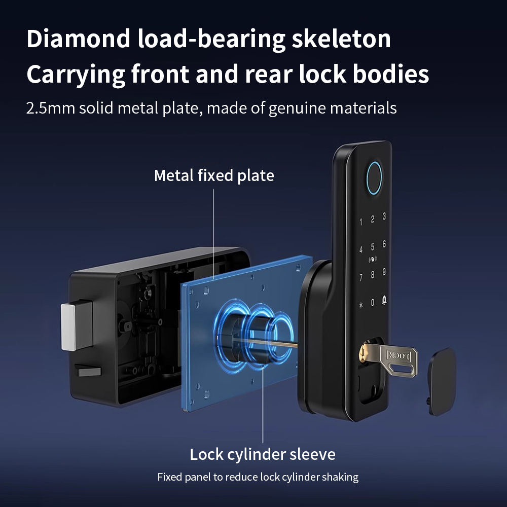 Wifi Fingerprint Waterproof Ou - đánh giá và giá Smart Garden Door Lock