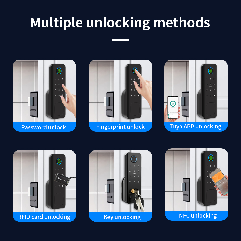 Wifi Fingerprint Waterproof Ou - đánh giá và giá Smart Garden Door Lock