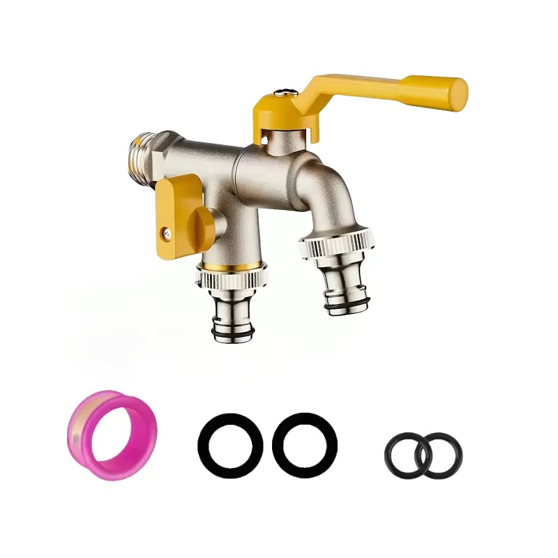 Double outlet garden hose fauc - đánh giá và giá Smart Garden Kitchen