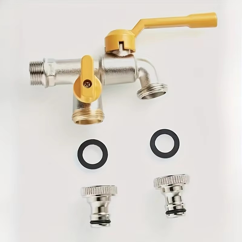 Double outlet garden hose fauc - đánh giá và giá Smart Garden Kitchen