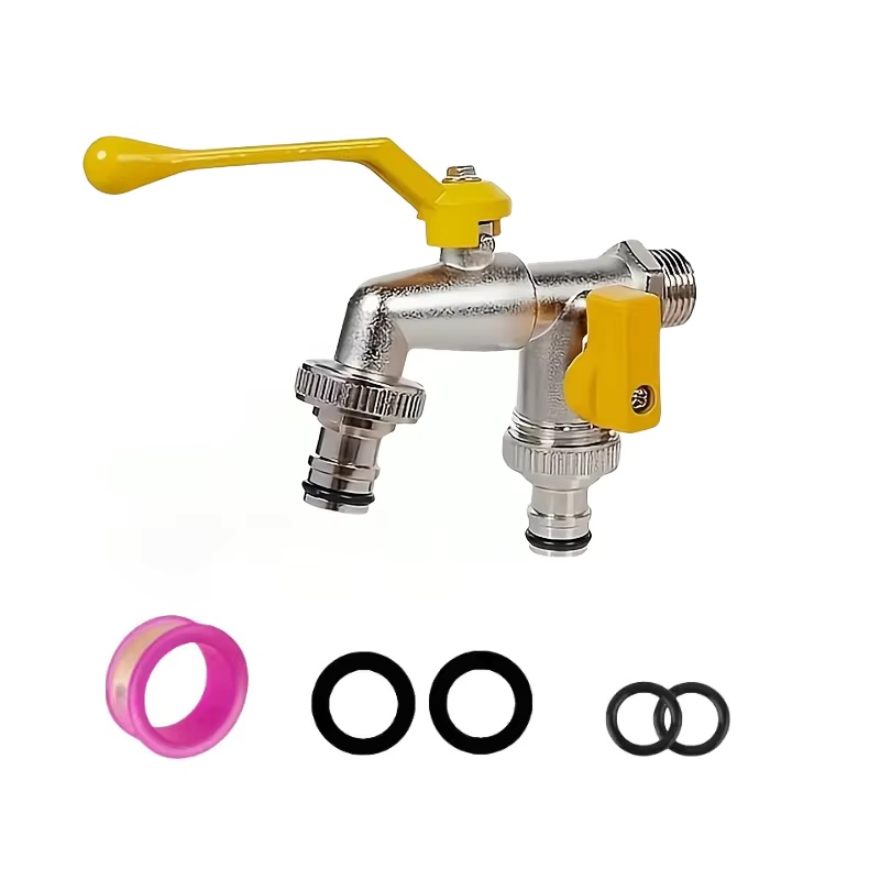 Double outlet garden hose fauc - đánh giá và giá Smart Garden Kitchen