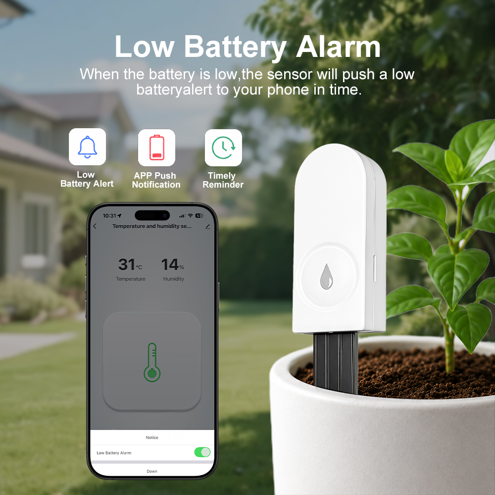 Zigbee 3.0 Soil Moisture Senso - đánh giá và giá Smart Garden Nursery
