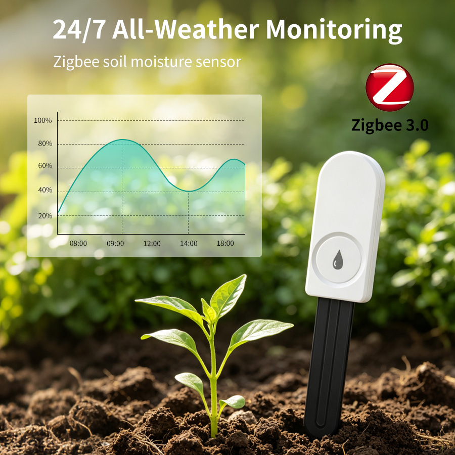 Smart ZigBee Soil Moisture Sen - đánh giá và giá Smart Garden Products