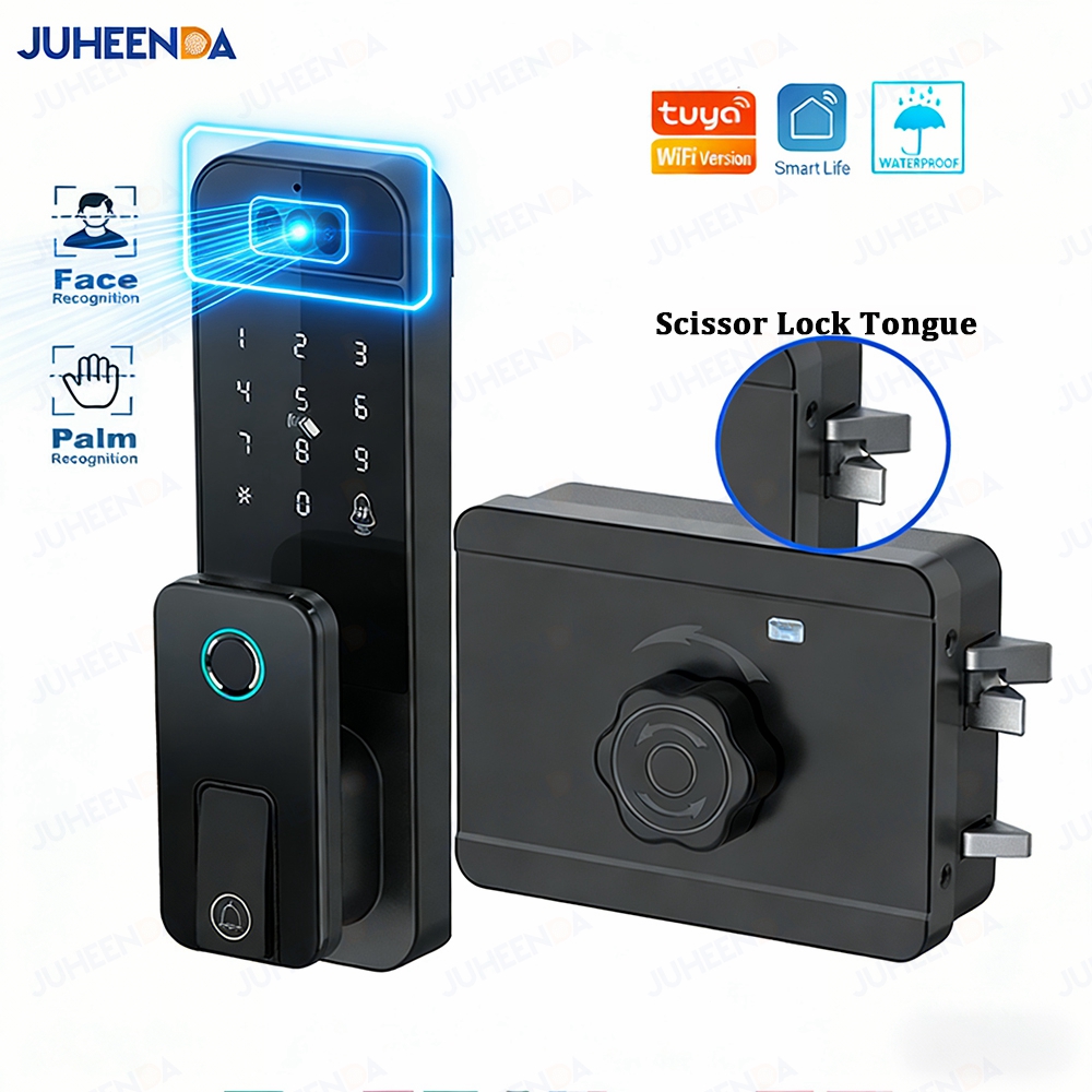 Tuya WiFi Smart Door Lock Face - đánh giá và giá Smart Garden Door Lock