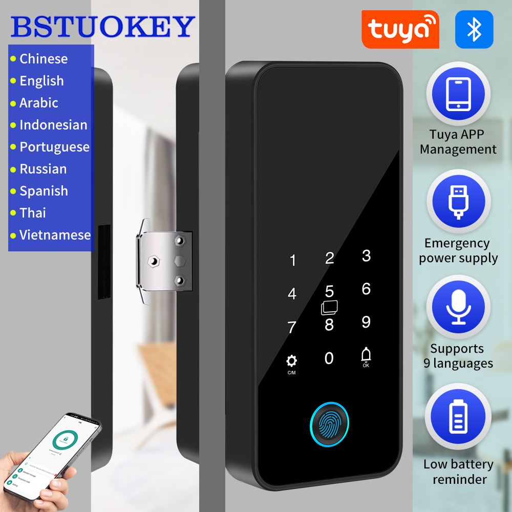 Tuya Smart Life Bluetooth Glas - đánh giá và giá Smart Garden Door Lock