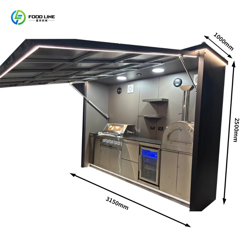 Customized smart closeable she - đánh giá và giá Smart Garden Kitchen