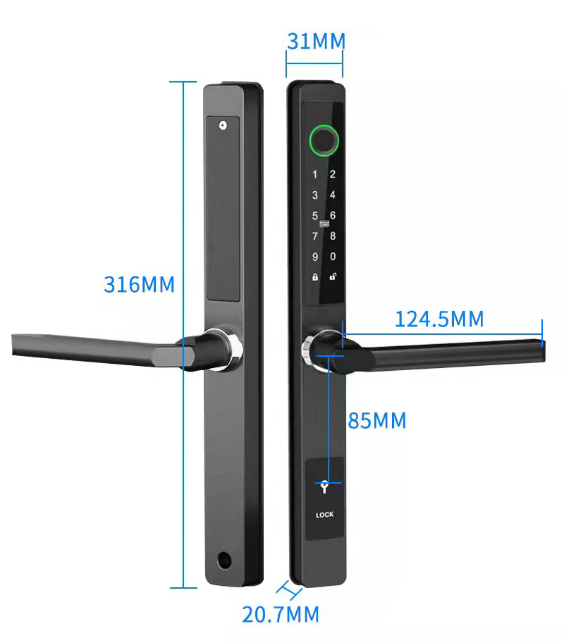 ZHDCOOKEY Biometric Digital Do - đánh giá và giá Smart Garden Door Lock