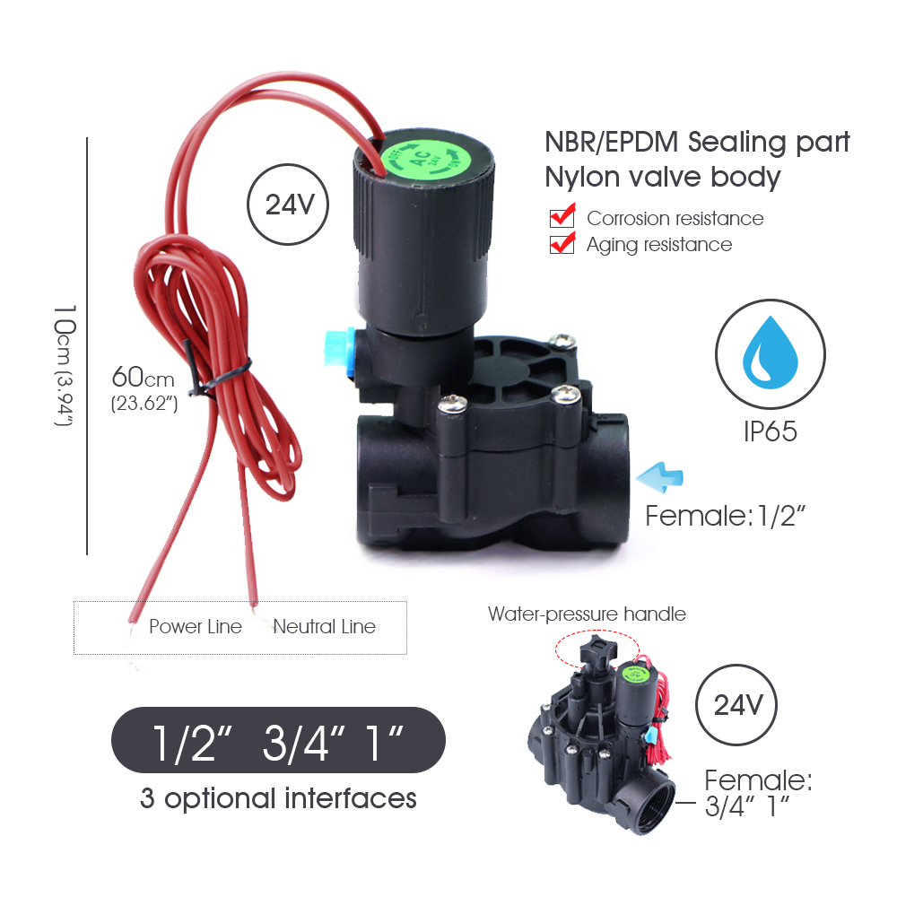 Garden Hose Solenoid Valve Con - đánh giá và giá Smart Garden Nursery